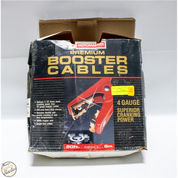 MOTOMASTER PREMIUM BOOSTER CABLES