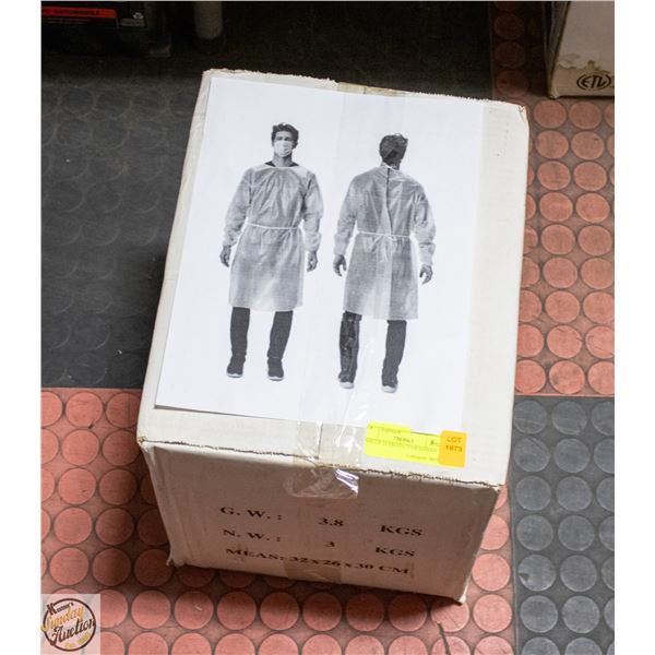 CASE OF 25 PROTECTIVE GOWNS