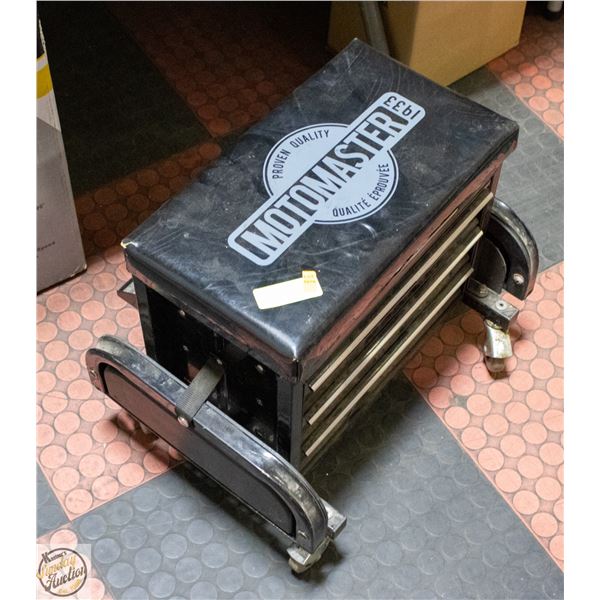 ROLLING MOTOMASTER MECHANICS STOOL
