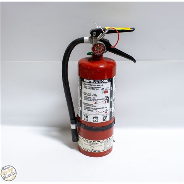 FULLY CHARGED 5LB FIRE EXTINGUISHER