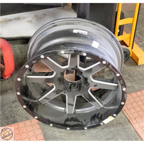 SINGLE RIM MATTE BLACK