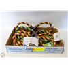 Image 1 : PINK DOG BARK COLLAR (8-100lb) + 5 ROPE TOYS