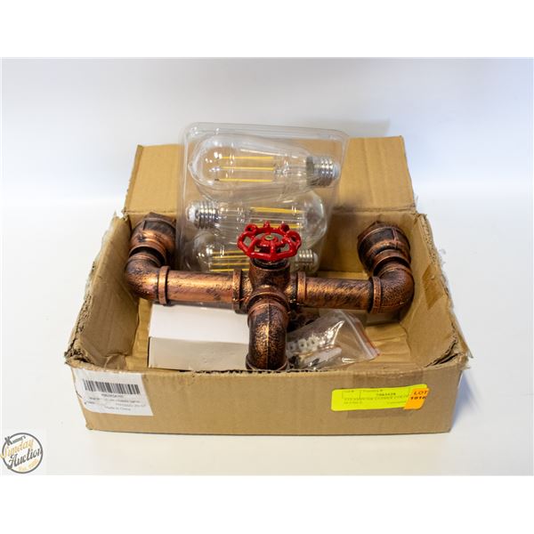 STEAMPUNK COPPER COLOUR WALL SCONCE