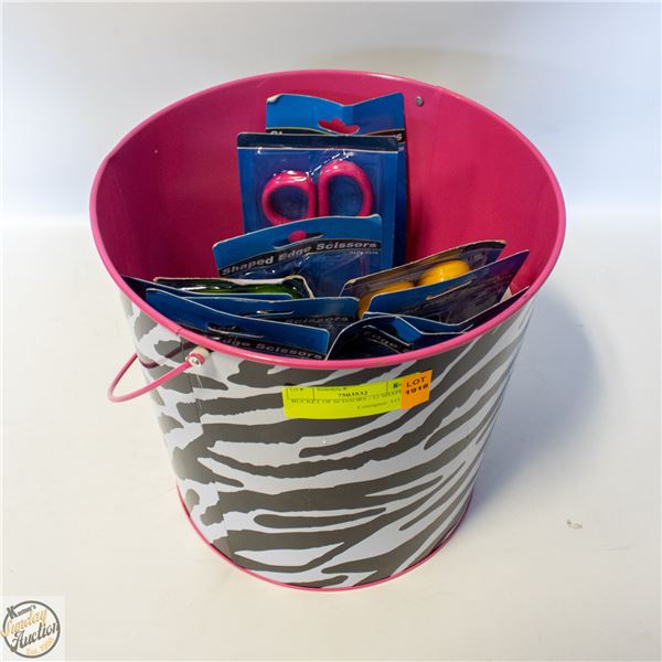 BUCKET OF SCISSORS - 11 SHAPED