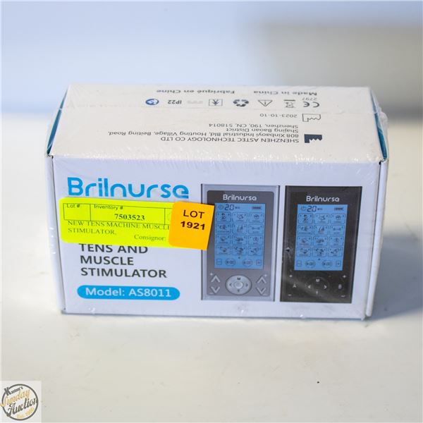 NEW TENS MACHINE MUSCLE STIMULATOR,