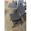Image 1 : QUALITY FOLDING CHAIR WITH SMALL FOLDING TABLE