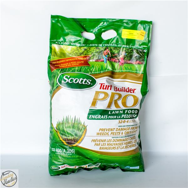 SCOTTS TURF BUILDER PRO LAWN FOOD 5.2 KG