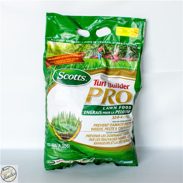 SCOTTS TURF BUILDER PRO LAWN FOOD 5.2 KG