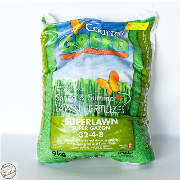 COUNTRY GREEN 32-4-8 LAWN FERTILIZER+IRON
