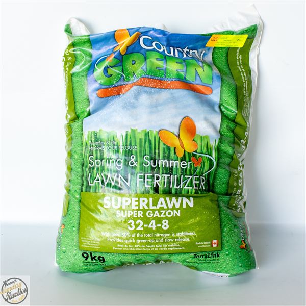 COUNTRY GREEN 32-4-8 LAWN FERTILIZER+IRON