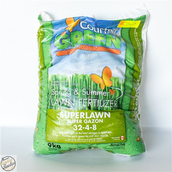 COUNTRY GREEN 32-4-8 LAWN FERTILIZER+IRON
