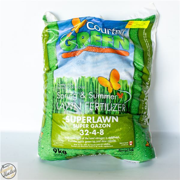 COUNTRY GREEN 32-4-8 LAWN FERTILIZER+IRON