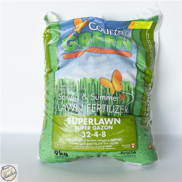 COUNTRY GREEN 32-4-8 LAWN FERTILIZER+IRON