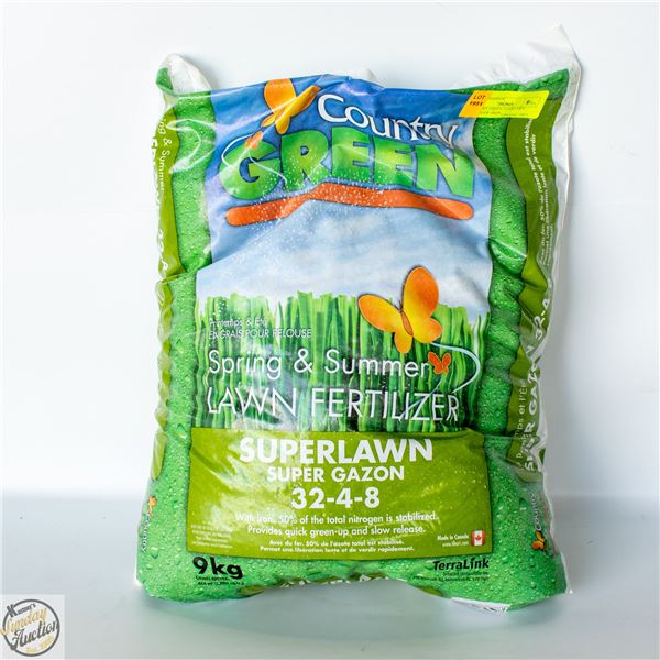 COUNTRY GREEN 32-4-8 LAWN FERTILIZER+IRON