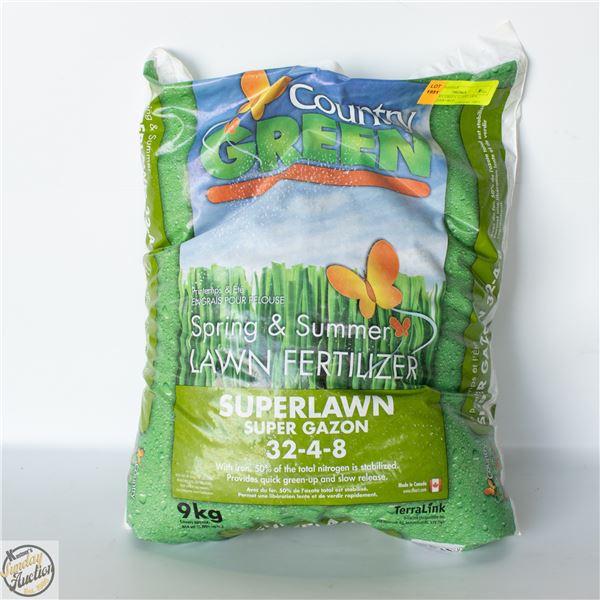 COUNTRY GREEN 32-4-8 LAWN FERTILIZER+IRON