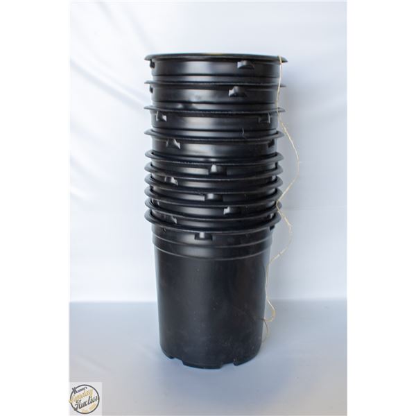 NEW 10 X #5 PRO CAN PRO CAL PLASTIC POT