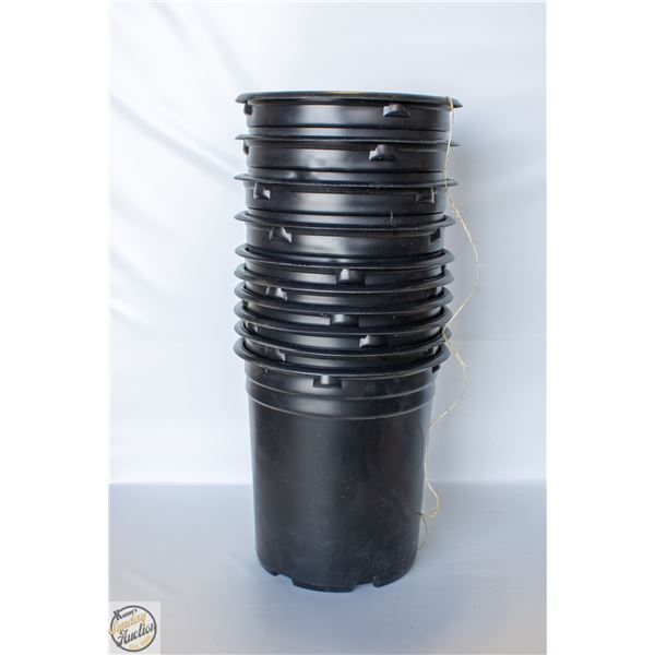 NEW 10 X #5 PRO CAN PRO CAL PLASTIC POT