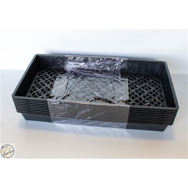 NEW 10 MESH BOTTOM 1020 TRAYS FOR