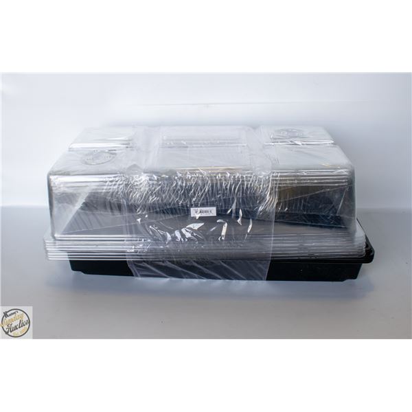 NEW 5 TRAYS 5 DOMES 4” - SINGLE THICK 1020.