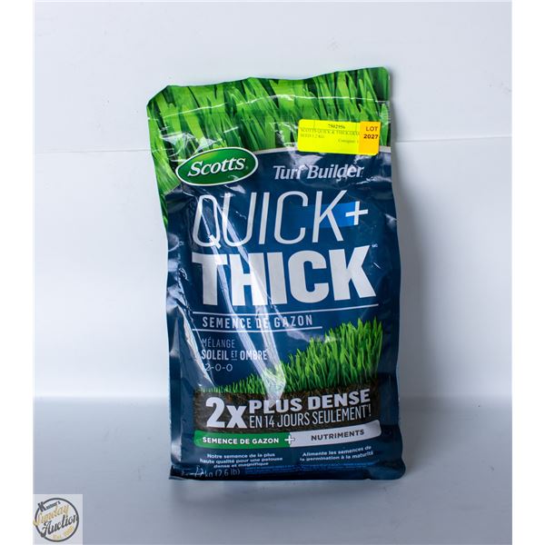 SCOTTS QUICK & THICK GRASS SEED 1.2 KG