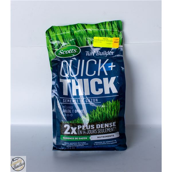 SCOTTS QUICK & THICK GRASS SEED 1.2 KG