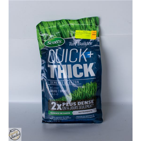 SCOTTS QUICK & THICK GRASS SEED 1.2 KG