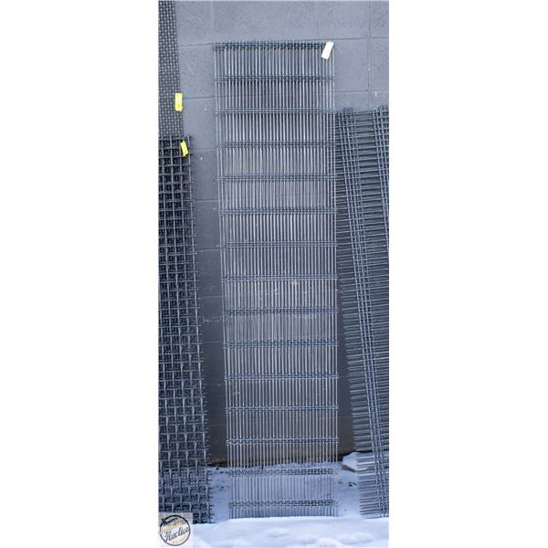 SET OF TWO 74" X 17" CARBON STEEL SCREENS