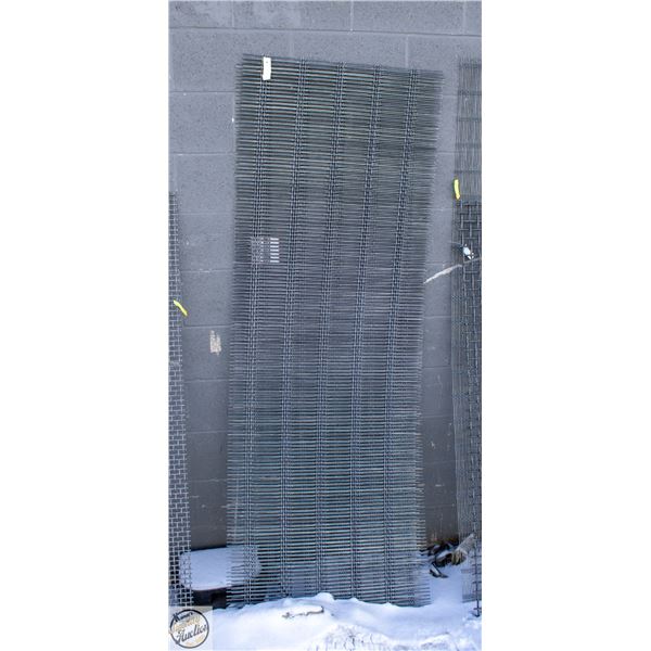 SET OF THREE 77" X 27" CARBON STEEL SCREENS