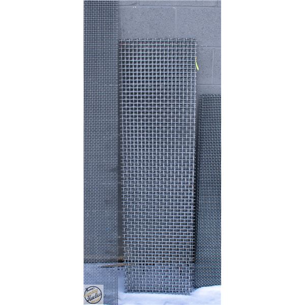 SET OF TWO 60" X 16" CARBON STEEL SCREENS
