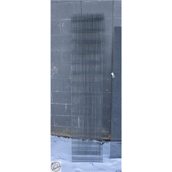 SET OF TWO 77" X 16" CARBON STEEL SCREENS