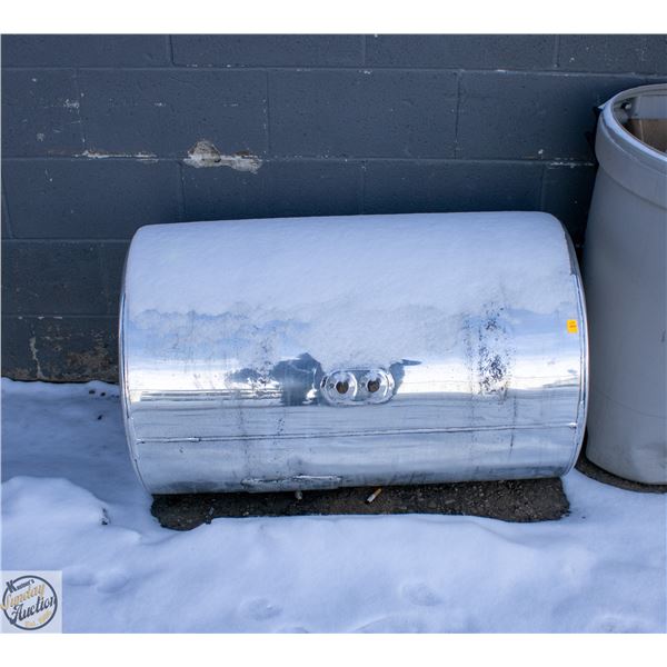 LOCATED OUTSIDE SEMI FUEL TANK