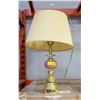 Image 1 : VINTAGE PINK BRASS LAMP