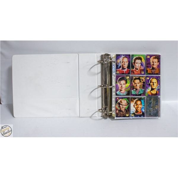 BINDER FULL STAR TREK COLLECTABLE CARDS