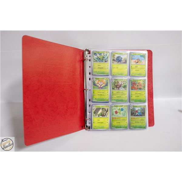 BINDER WITH 180 POKEMON CARDS
