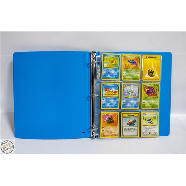 BINDER WITH 54 POKEMON CARDS 1990'S