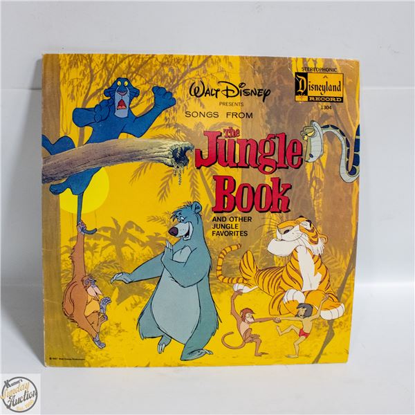 THE JUNGLE BOOK DISNEY MOVIE VINYL RECORD