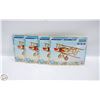 Image 1 : 4 WOODCRAFT AIRPLANE ASSEMBLY KITS W/MOVING PARTS