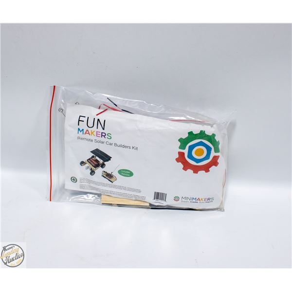 REMOTE SOLAR POWERED CAR BUILDERS KIT