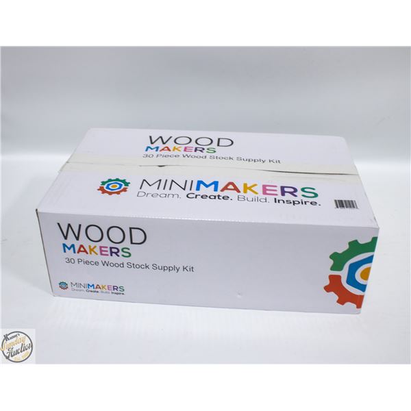 WOOD MAKERS 30 PIECE WOOD STOCK SUPPLY KIT