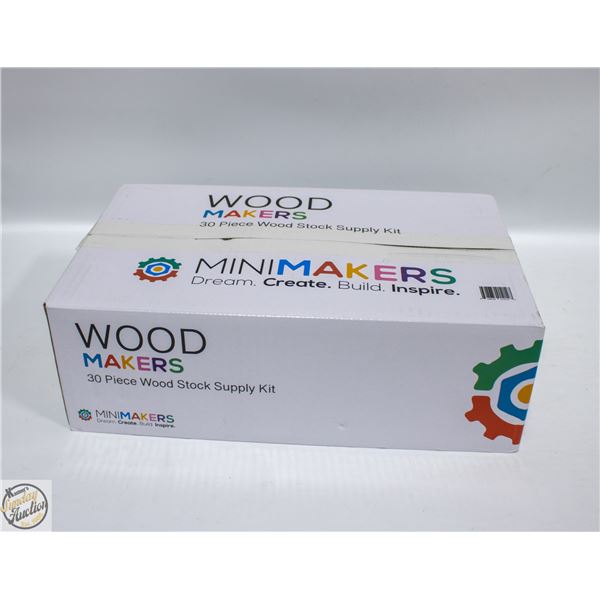 WOOD MAKERS 30 PIECE WOOD STOCK SUPPLY KIT