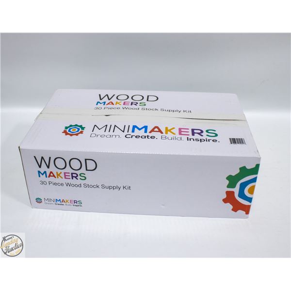 WOOD MAKERS 30 PIECE WOOD STOCK SUPPLY KIT