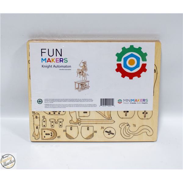 KNIGHT AUTOMATION WOODEN CRAFT KIT