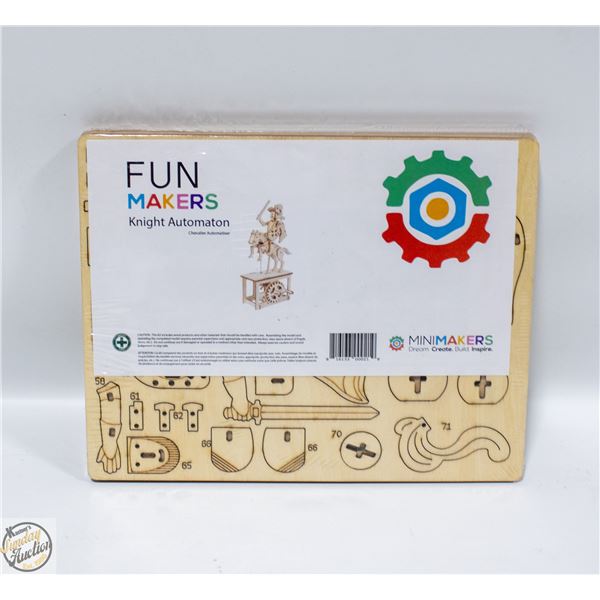 KNIGHT AUTOMATION WOODEN CRAFT KIT