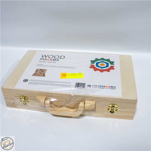 WOODMAKERS STARTER TOOL SET HAND SAW, HAMMER,