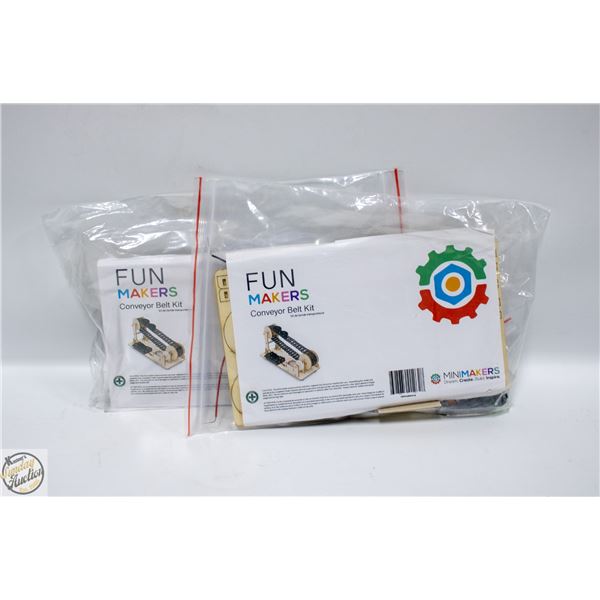 2 X CONVEYOR BELTS CRAFT KITS