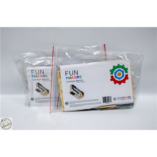 2 X CONVEYOR BELTS CRAFT KITS