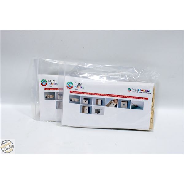 2 AFRICAN THUMB PIANOS HARP WOODEN CRAFT MAKING