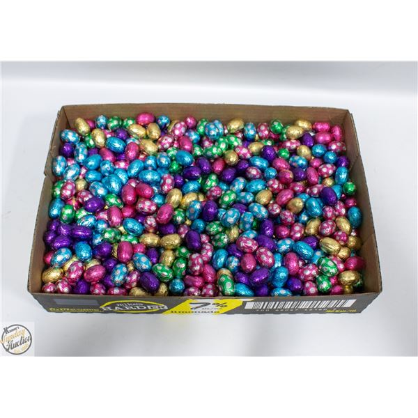 APPROX 11LBS OF MILK CHOC FOIL WRAPPED EASTER EGGS