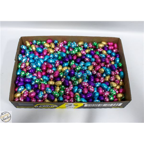 APPROX 11LBS OF MILK CHOC FOIL WRAPPED EASTER EGGS
