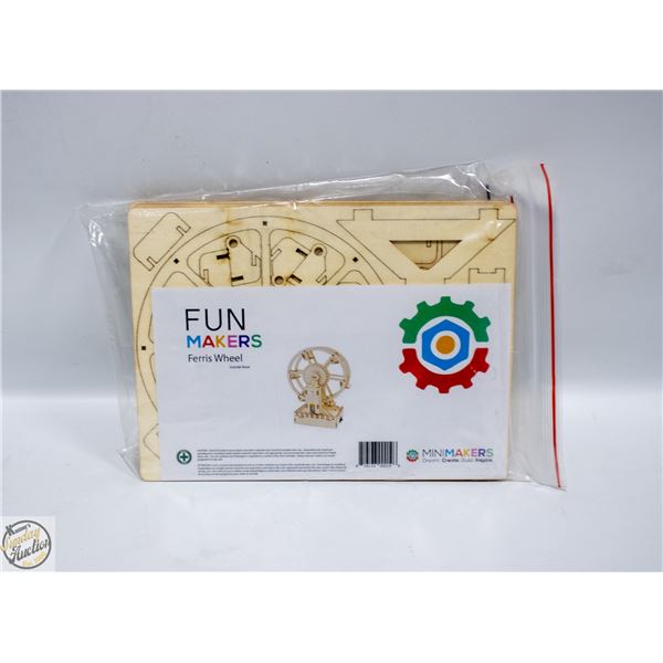 FERRIS WHEEL FUNMAKERS WOODEN CRAFT MAKING KIT